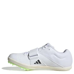 adidas Mens Jumpstar Running Spikes in White