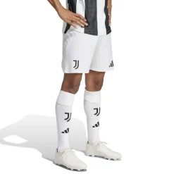 adidas Mens Juve H Au Sho Football Shorts in White