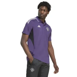 adidas Mens Manchester United Polo Shirt 2025 2026 in Red