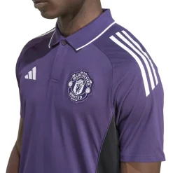 adidas Mens Manchester United Polo Shirt 2025 2026 in Red