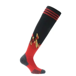 adidas Mens Multicolour Belgium Socks in Red yellow
