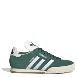 adidas Mens Originals Samba Suede Trainers in Green