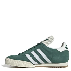 adidas Mens Originals Samba Suede Trainers in Green