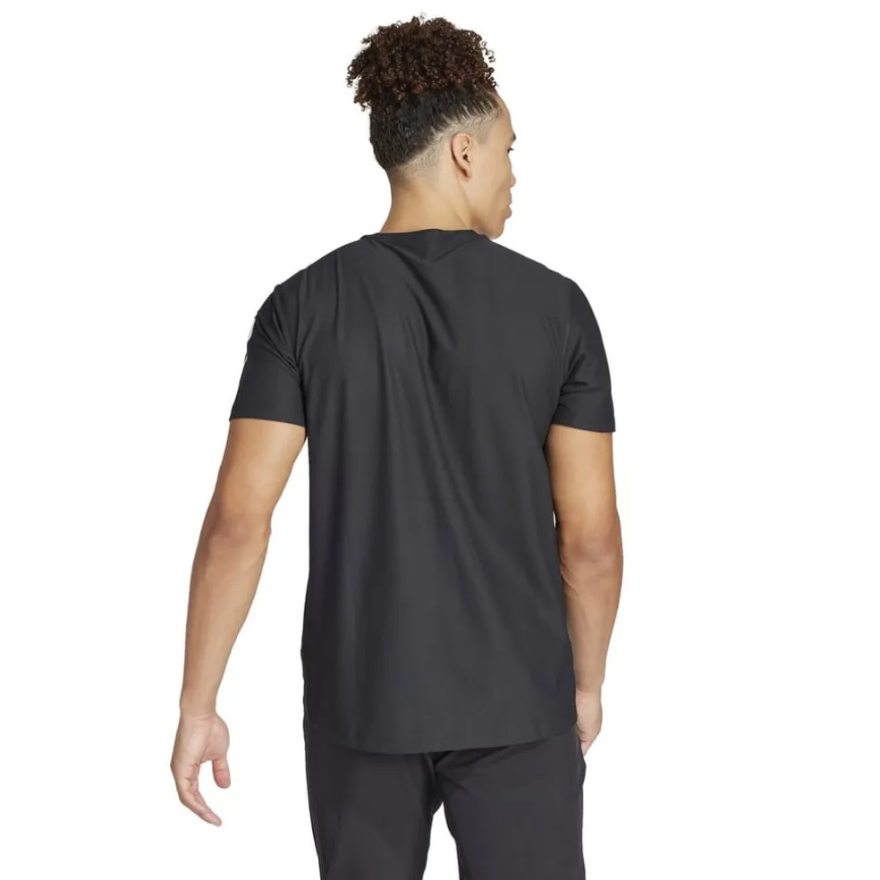 adidas Mens Own The Run T-Shirt in Black