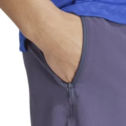 adidas Mens Power Workout Two In One Shorts in Blue