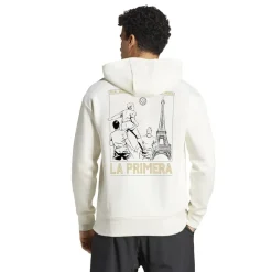 adidas Mens Real Madrid Hoodie 2025 2026 in White