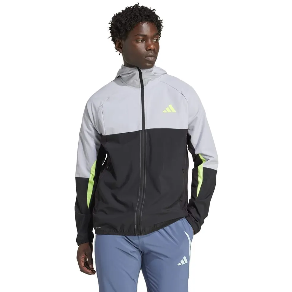 adidas Mens Tech Apparel Track Top in Black