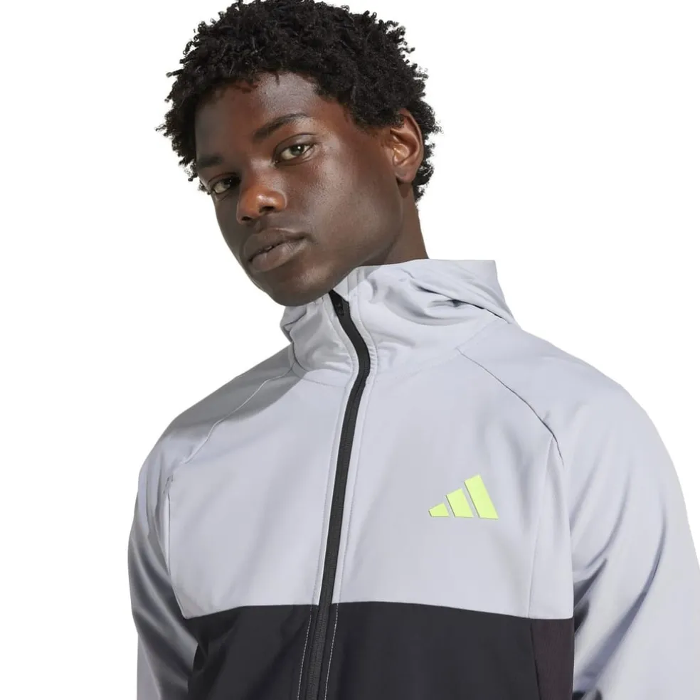 adidas Mens Tech Apparel Track Top in Black