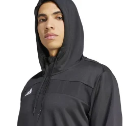 adidas Mens Tiro 25 Essentials Sweat Hoodie in Black