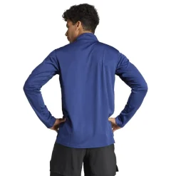 adidas Mens Train Essentials Training Long Sleeve Sweatshirt in Blue