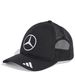 adidas Mercedes Amg Petronas Formula One Team Snapback Star Trucker Cap in Black