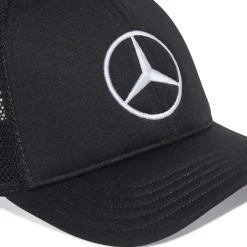 adidas Mercedes Amg Petronas Formula One Team Snapback Star Trucker Cap in Black