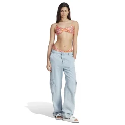 adidas Monogram Bikini Bottoms in Pink