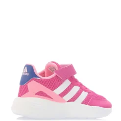 adidas Nebzed Elastic Lace Top Strap Shoes in Pink white
