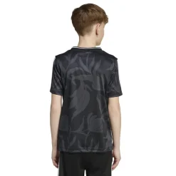 adidas Of Tiro Allover Print T-Shirt Juniors in Black