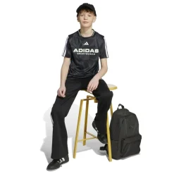 adidas Of Tiro Allover Print T-Shirt Juniors in Black