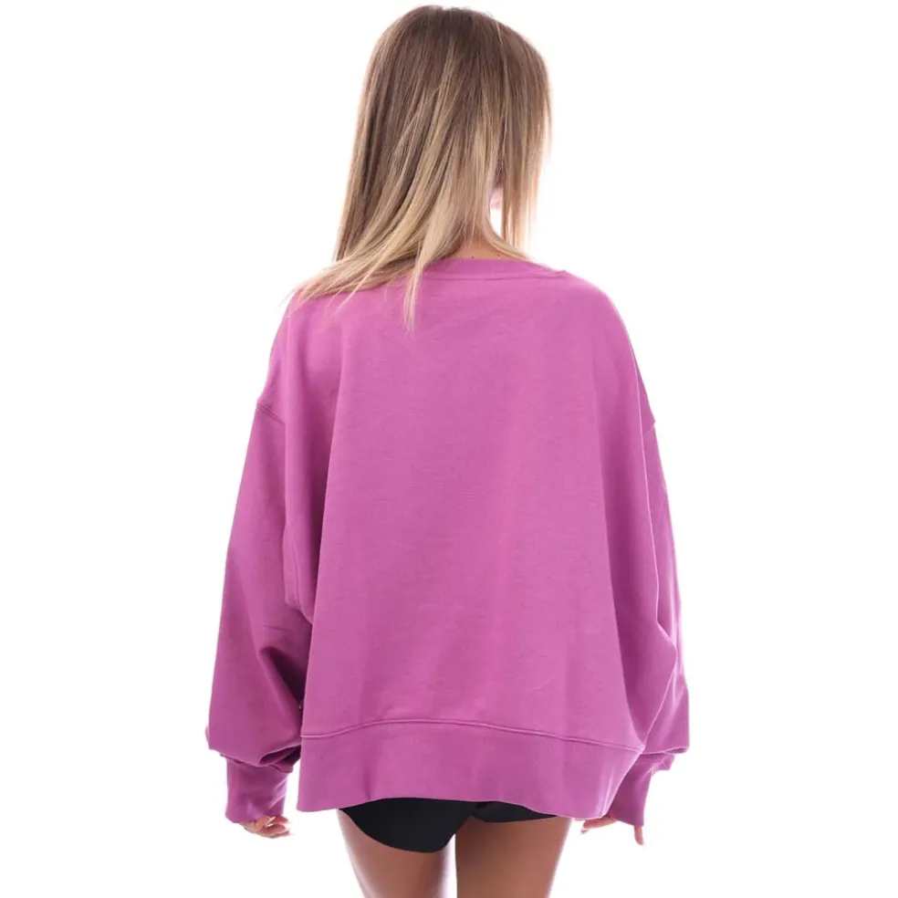 adidas Originals Adicolor Essentials Crew Sweatshirt (Plus Size) in Lilac