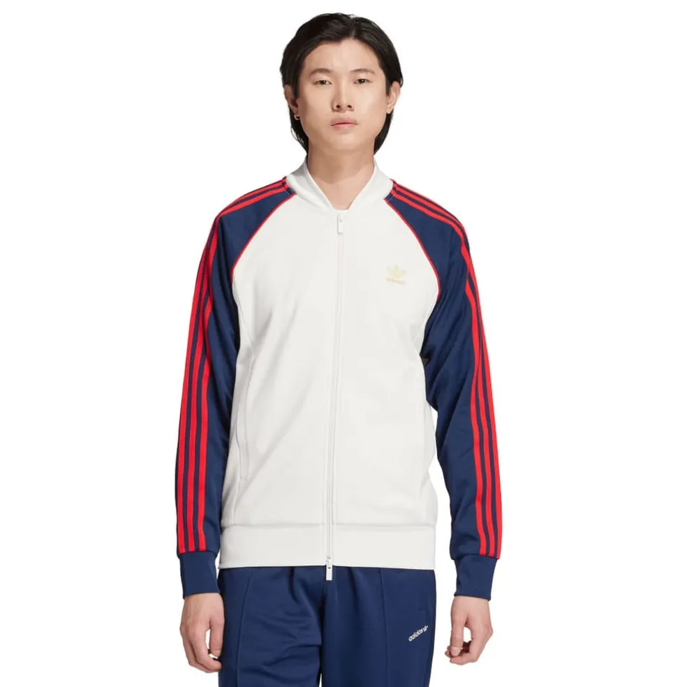 adidas Originals Adicolor Classics SST Track Jacket in White