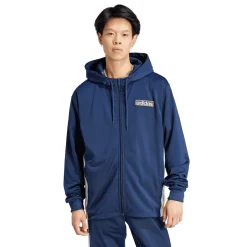 adidas Originals Adicolor Adibreak Full-Zip Hoodie in Indigo