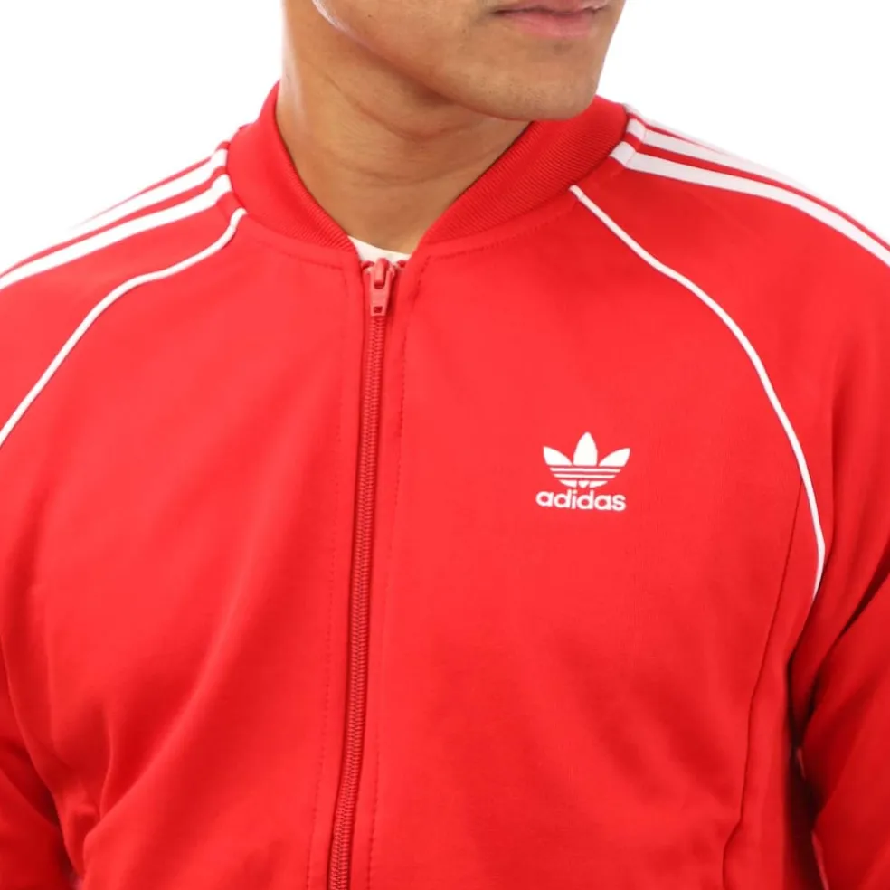 adidas Originals Adicolor Classics SST Track Jacket in Red