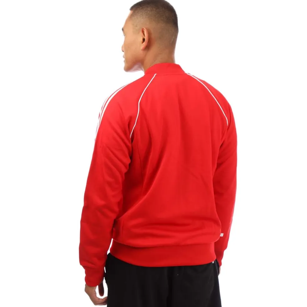 adidas Originals Adicolor Classics SST Track Jacket in Red