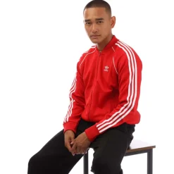 adidas Originals Adicolor Classics SST Track Jacket in Red