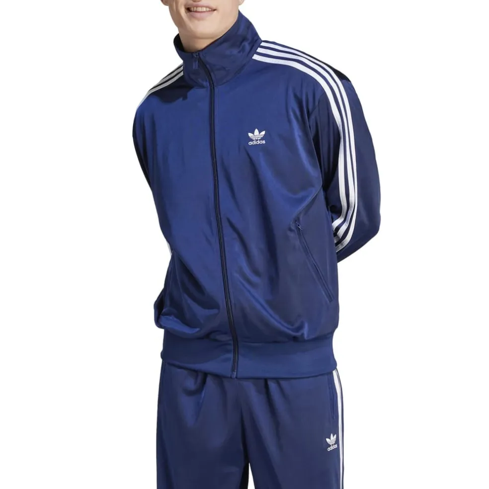 adidas Originals Adicolor Classics Firebird Track Top in Dark Blue