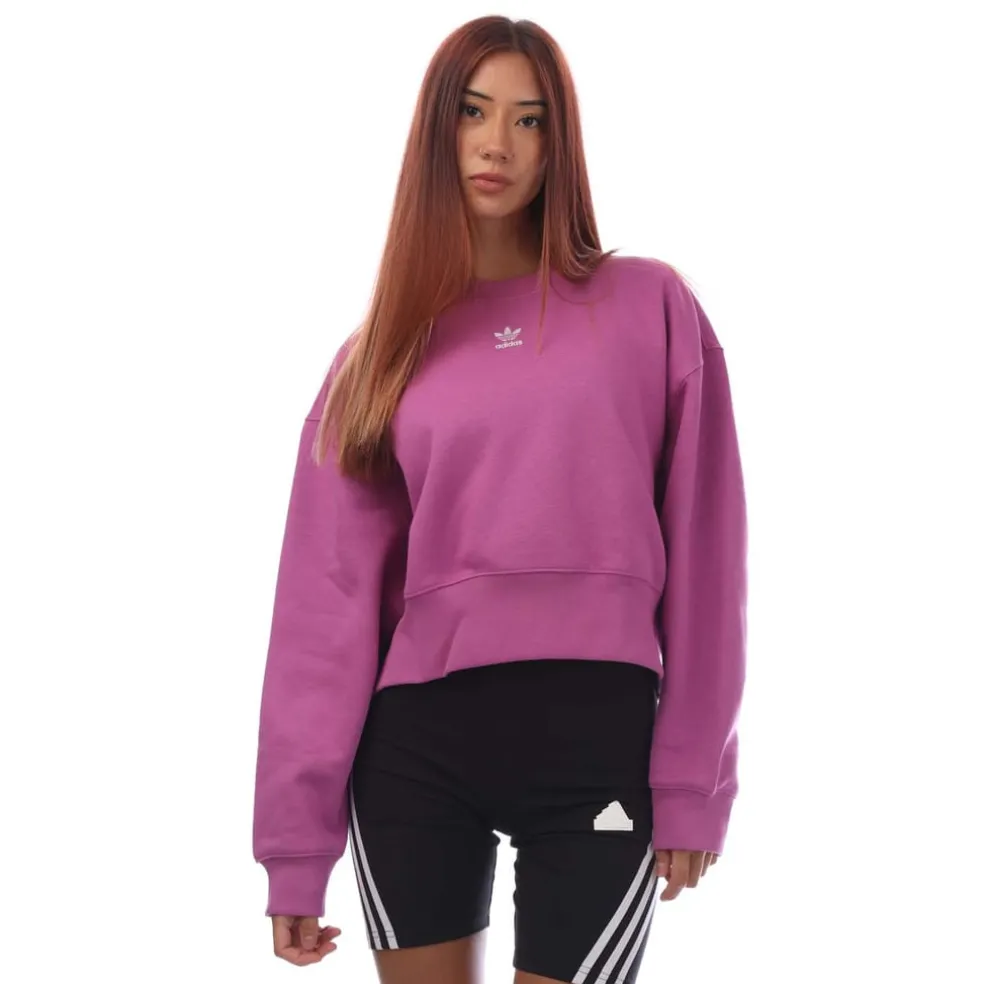 adidas Originals Adicolor Essentials Crew Sweatshirt in Pink