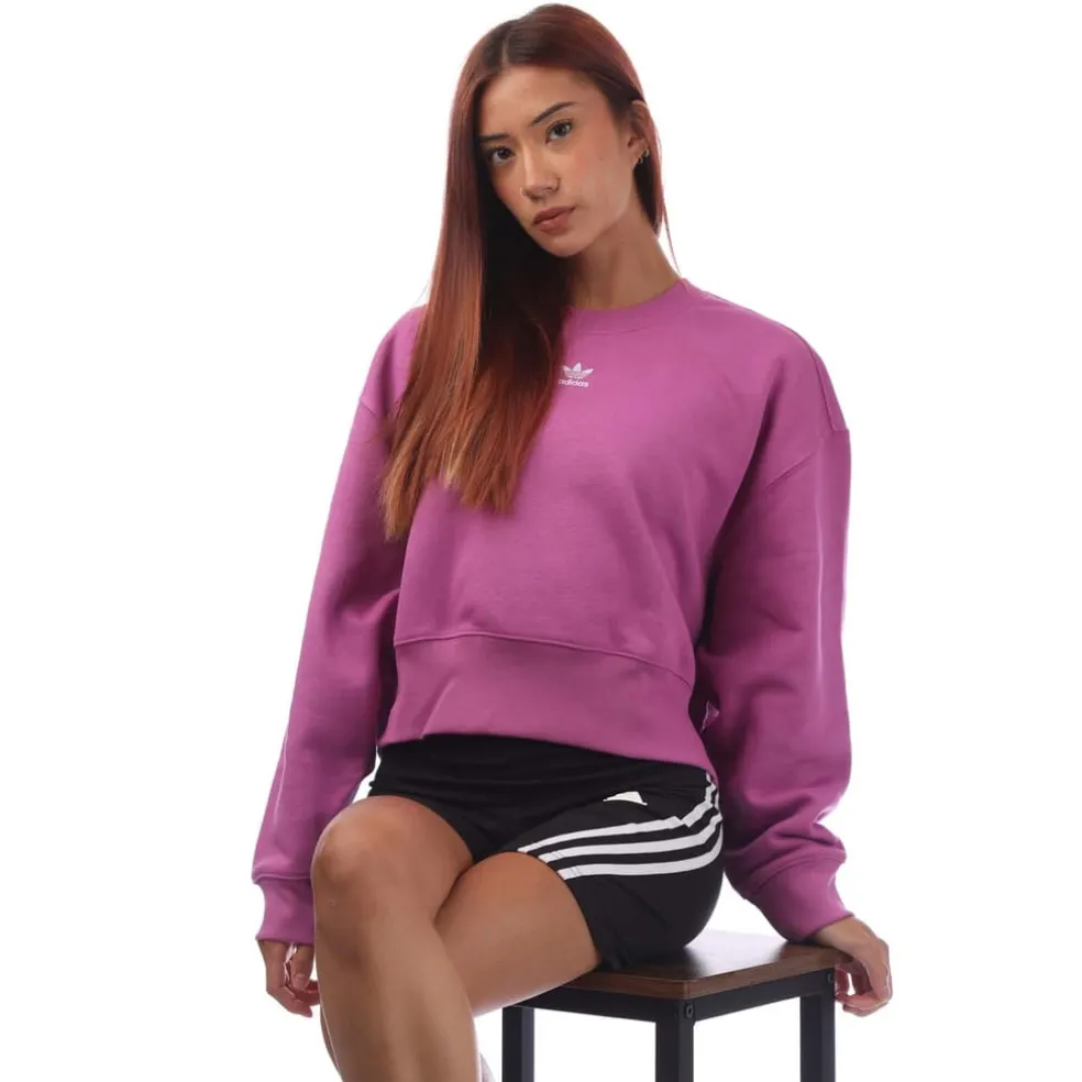 adidas Originals Adicolor Essentials Crew Sweatshirt in Pink