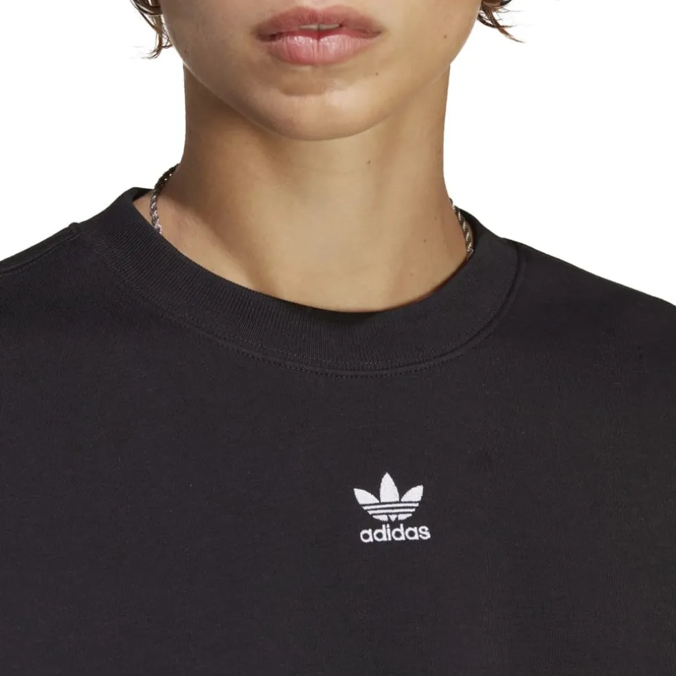 adidas Originals Adicolor Essentials Crew Sweatshirt in Black