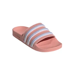 adidas Originals Adilette Slide Sandals in Mauve