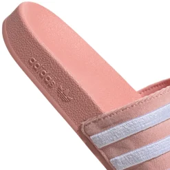 adidas Originals Adilette Slide Sandals in Mauve