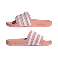 adidas Originals Adilette Slide Sandals in Mauve