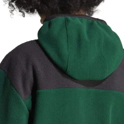 adidas Originals Adventure FC Full-Zip Polar Fleece Hoodie in Green