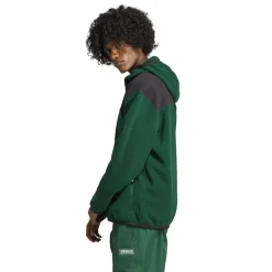adidas Originals Adventure FC Full-Zip Polar Fleece Hoodie in Green