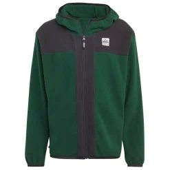 adidas Originals Adventure FC Full-Zip Polar Fleece Hoodie in Green