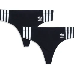 adidas Originals Comfort Flex Cotton Thong 2 Pack in Multi