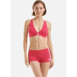 adidas Originals Comfort Flex Cotton Triangle Bra in Pink