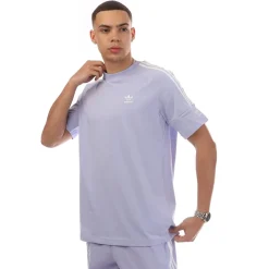 adidas Originals Crew Neck Regular Fit T-Shirt in Purple