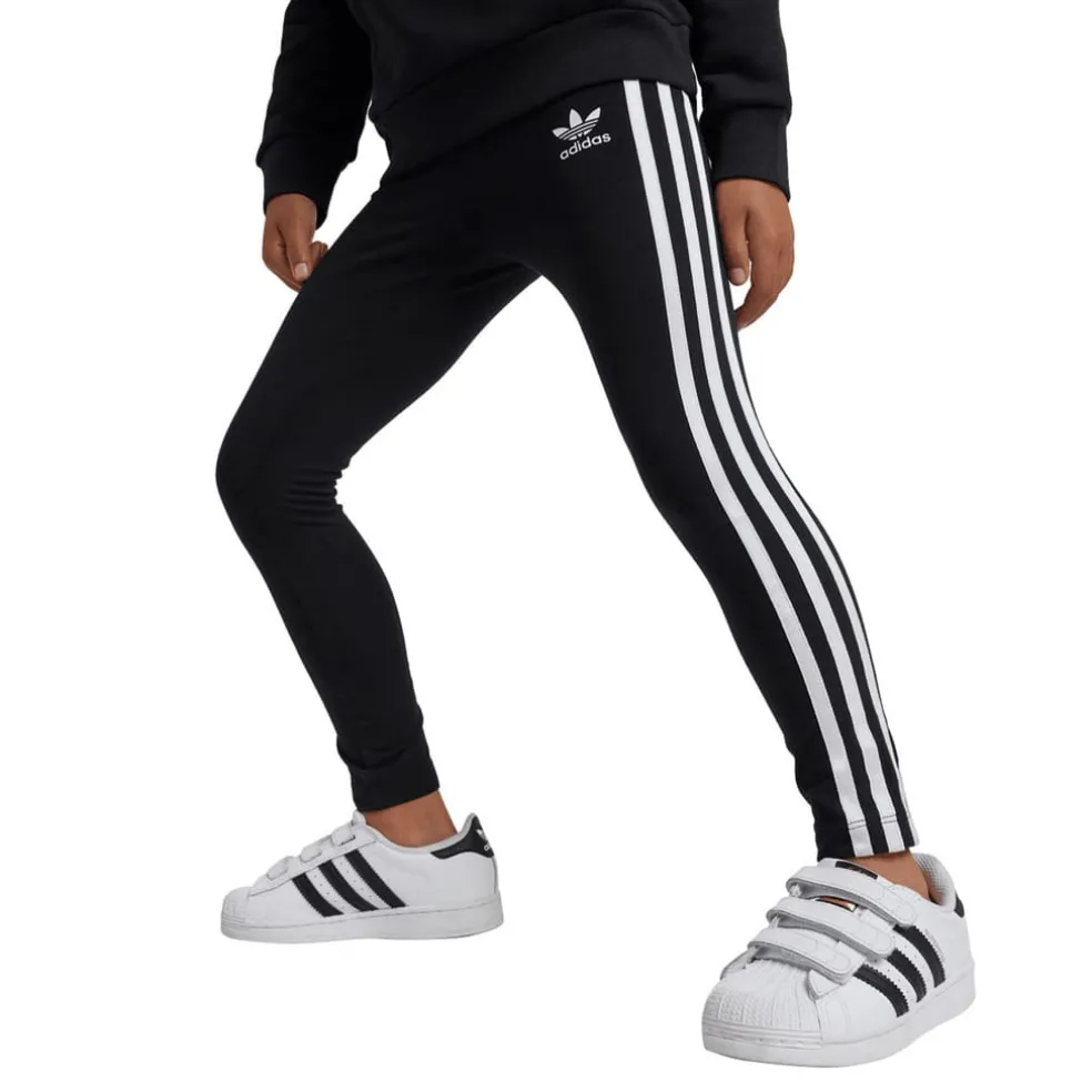adidas Originals Girls Hoodie & Leggings Set in Black
