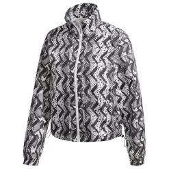 adidas Originals High Neck Long Sleeve Athletic Top in Multi