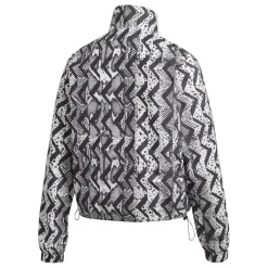 adidas Originals High Neck Long Sleeve Athletic Top in Multi