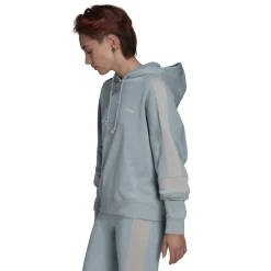 adidas Originals Hooded Oversize Fit Long Sleeve Jacket in Blue