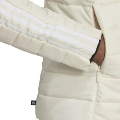 adidas Originals Hooded Premium Slim Jacket in Off White