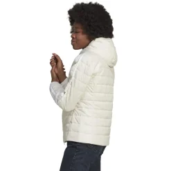 adidas Originals Hooded Premium Slim Jacket in Off White