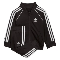 adidas Originals Infant SST Tracksuit in Black-White