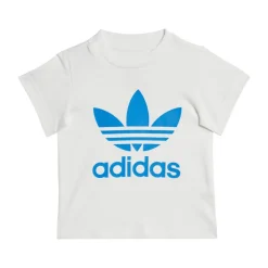 adidas Originals Infants Adicolor Trefoil Shorts & T-Shirt Set in Blue