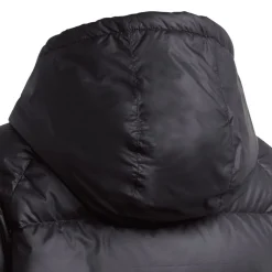 adidas Originals Juniors Adicolor Elongated Down Jacket in Black-White