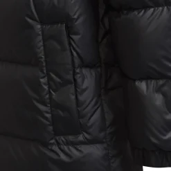 adidas Originals Juniors Adicolor Elongated Down Jacket in Black-White