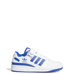 adidas Originals Juniors Forum Low Shoes in White blue